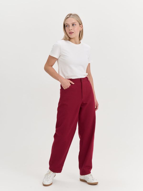 Брюки багги из денима 