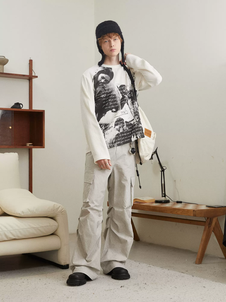 Лонгслив KREATE "Subway Love" Textured Longsleeve