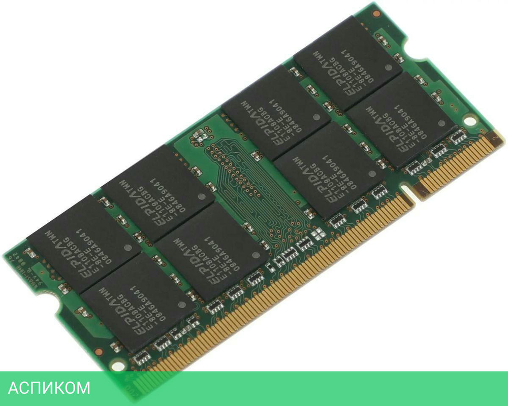 Оперативная память Patriot DDR2-800 2GB PC-6400 SODIMM (PSD22G8002S)