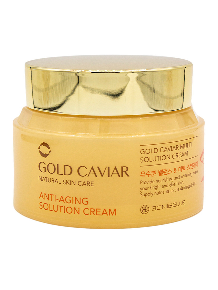 Крем для лица Enough Bonibelle Gold Caviar Anti-Aging Solution антивозрастной с экстрактом икры Cream 80 мл