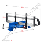 ЗУБР СП-550, 550 мм, 14 TPI, стусло прецизионное поворотное (15461-550)