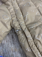 Комбинезон-трансформер (2в1) Модель: 025 "Облачка" (ИП Петрова Г.Г.) (Цвет: Оливковый, Размер: 74-80)