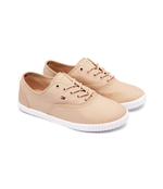 Кеды CANVAS LACE UP Tommy Hilfiger - бежевый(FW0FW07805)