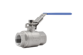 Шаровой кран нержавеющий полнопроходной (1/4"-3"), ручка-рычаг, BV15, АДЛ