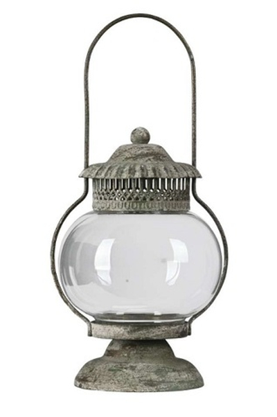 Подсвечник "Антик грин" большой 14x11xH27см