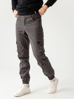 Брюки карго мужские темно-серые Город Горький