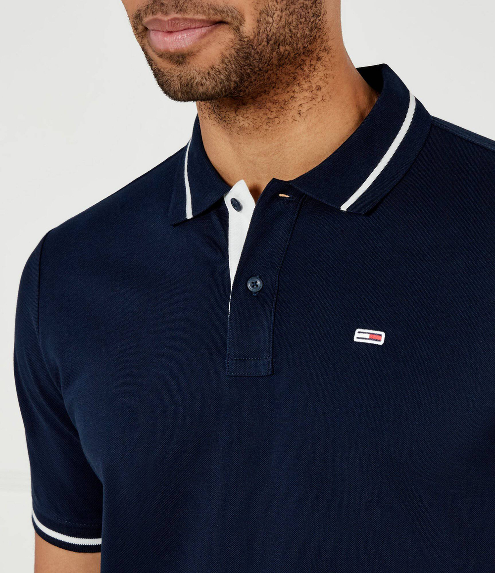 Поло Tommy Jeans - темно-синий(DM0DM20745)