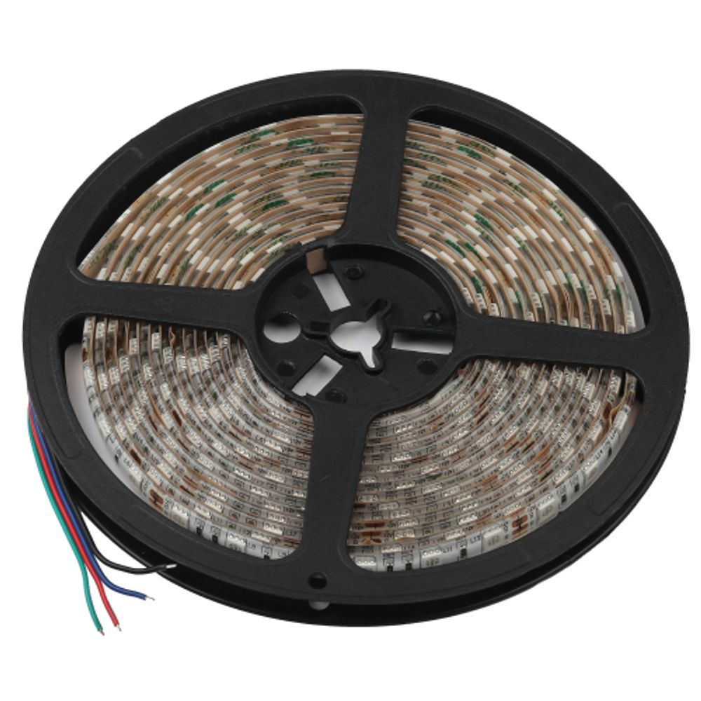 Светодиодная лента ЭРА LS5050-14,4-60-12-RGB-IP65-2year-5m многоцветная | Светодиодные ленты 12В 2 год
