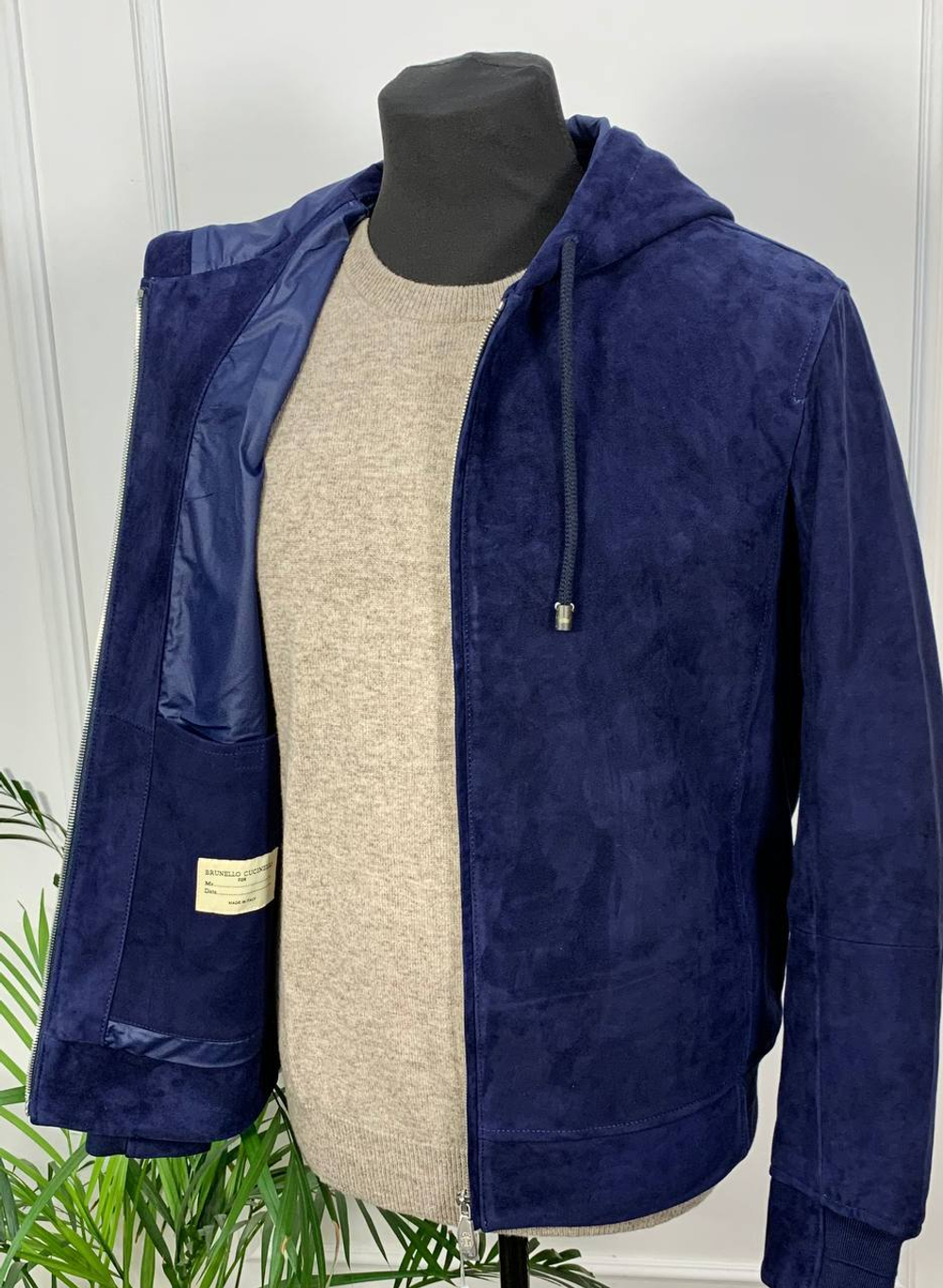 Замшевая куртка Brunello Cucinelli