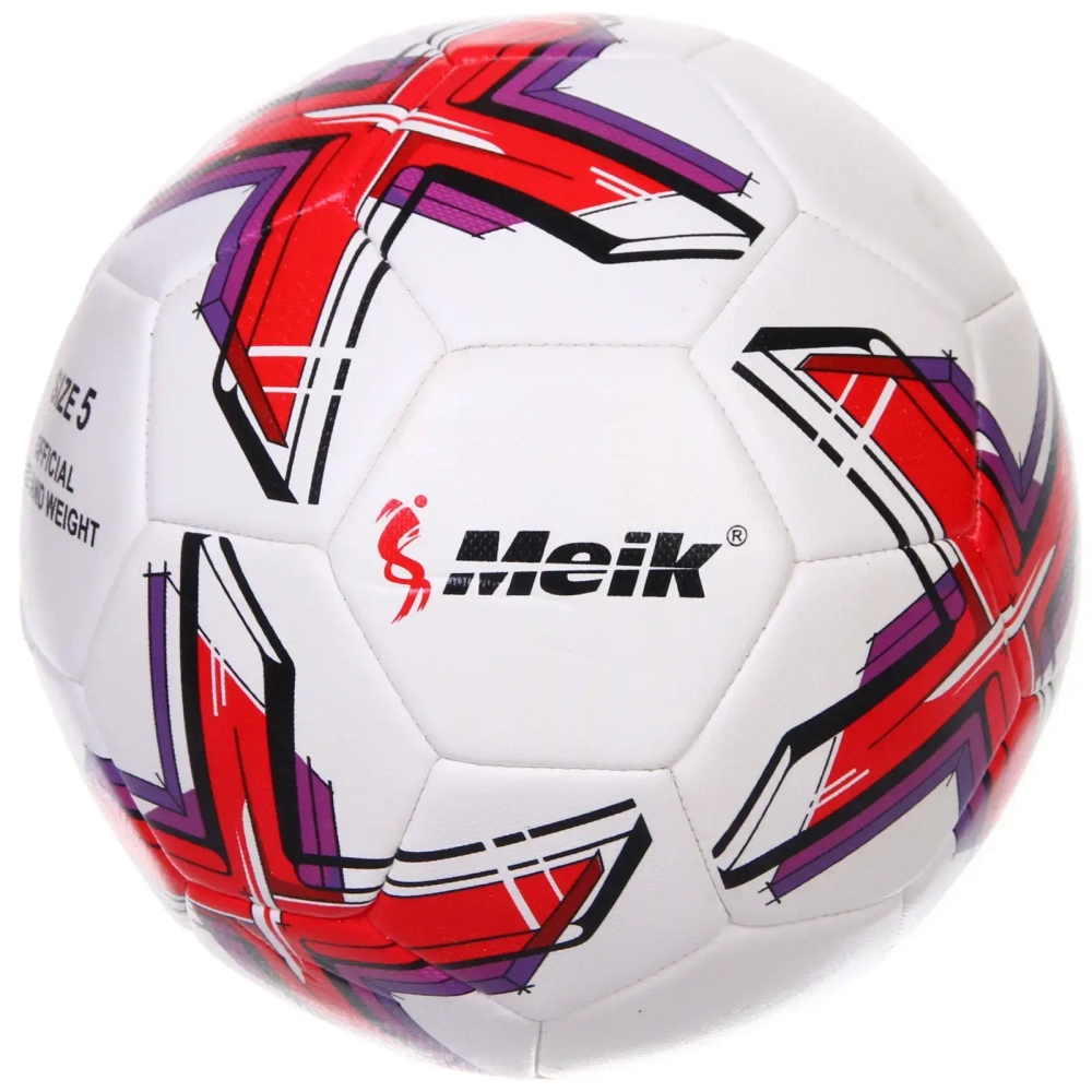 Мяч футбольный Meik MK-036 (ПУ, размер 5, 3 слоя)