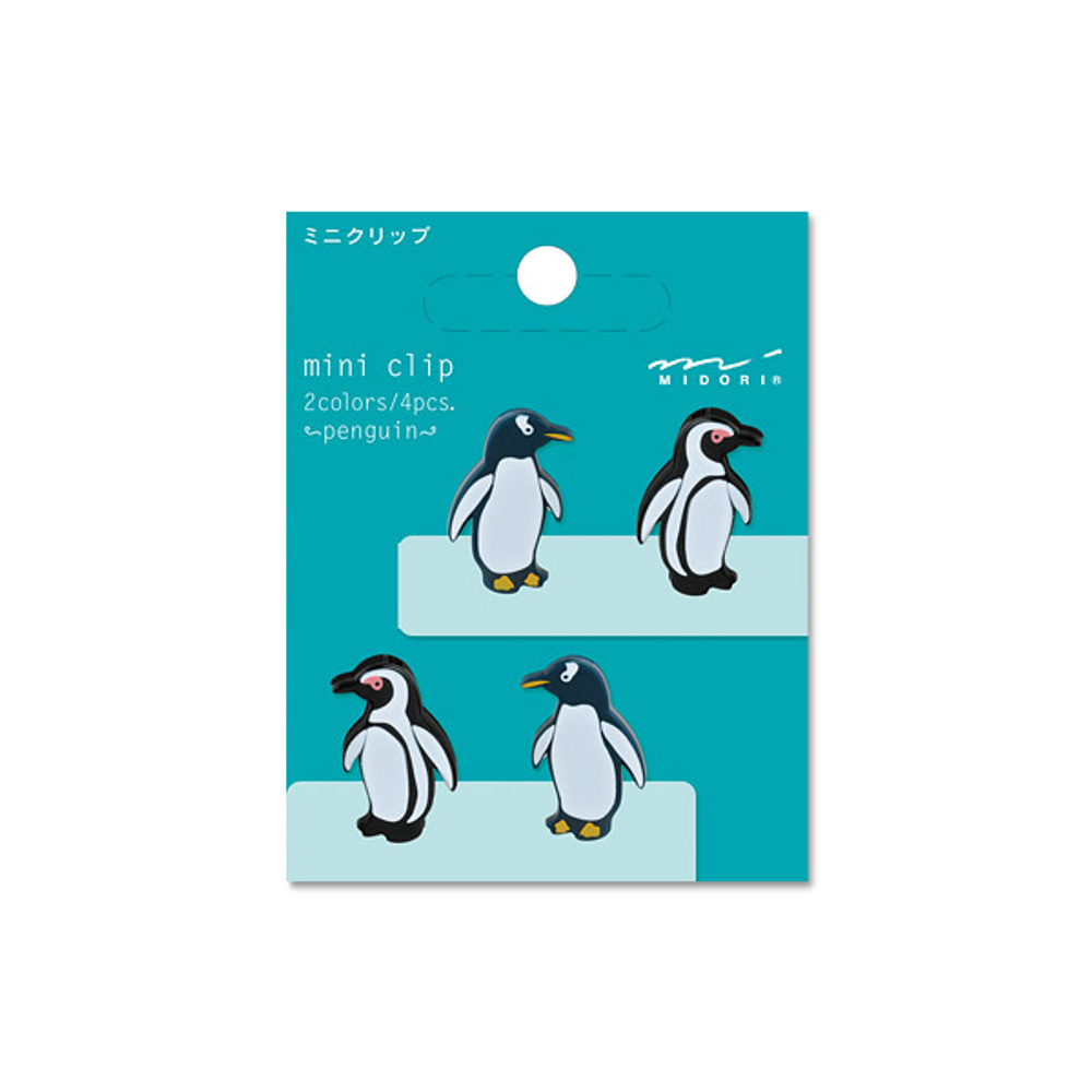 Зажимы Midori Mini Clip - Penguin