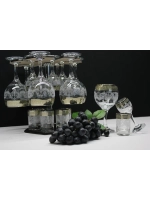 Барный набор 18 предметный с фужером