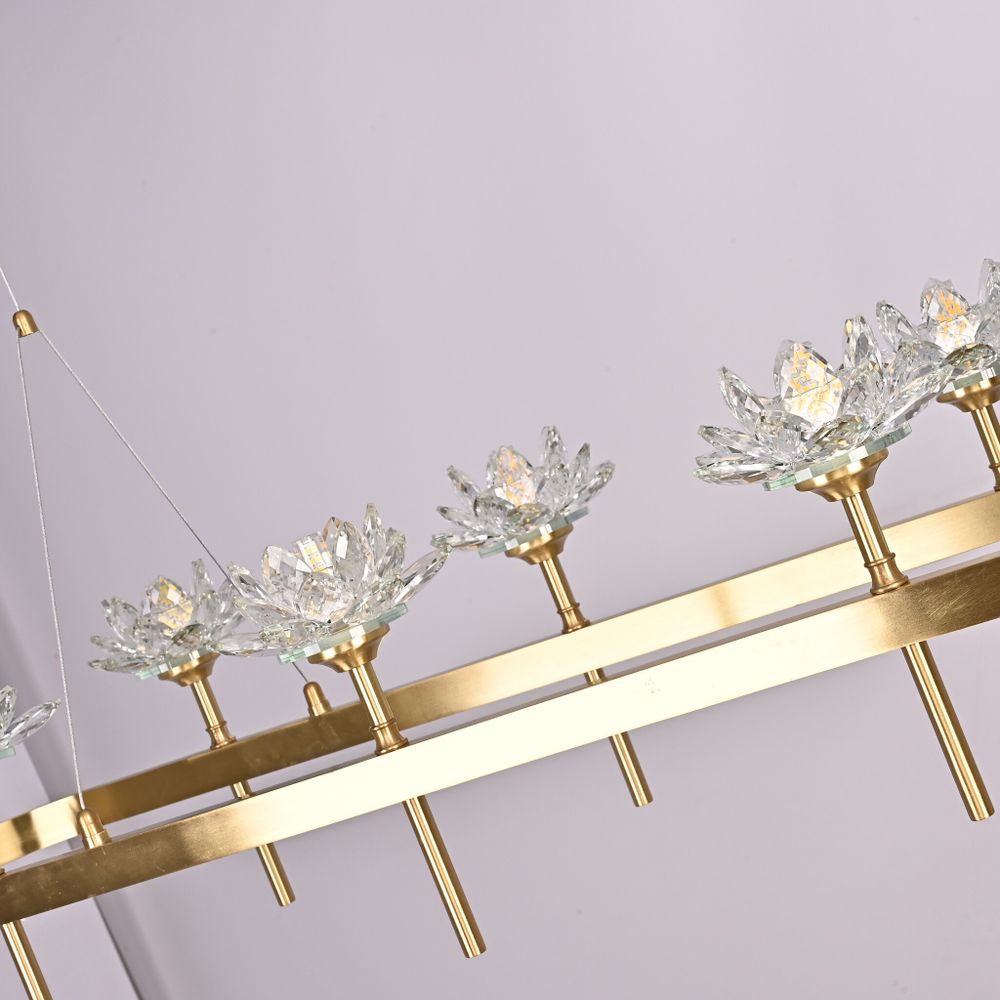 Подвесная Люстра Lotos Long 10 By Imperiumloft