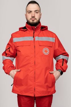 Ветровка Скорая помощь MedicLine мужская цв. КРАСНЫЙ