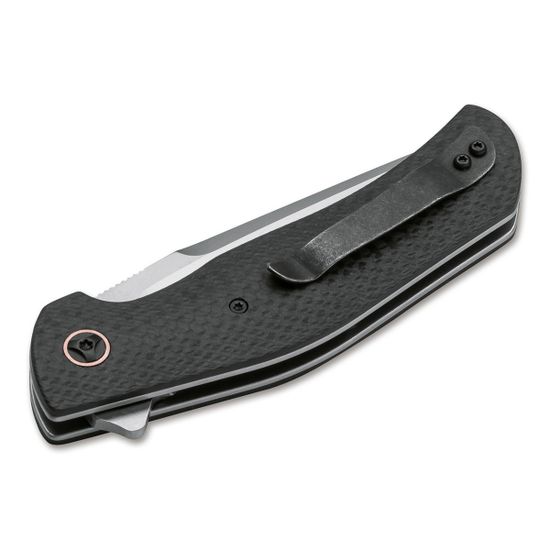 Складной нож Boker 01BO617 Roundhouse c клинком из стали D2, рукоять карбон