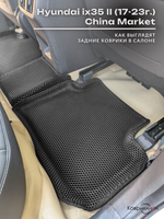 Автомобильные коврики ЭВА с бортами для Hyundai ix35 II (17-23г.) China Market