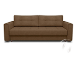 Диван прямой Манхеттен 2 (БД) LUMA 11 (коричневый)