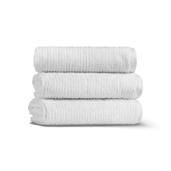 Полотенце 50x90 L'appartement Slim Ribbed white белое