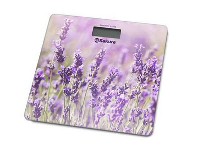 Весы напольные электронные до 180кг "Лаванда"
