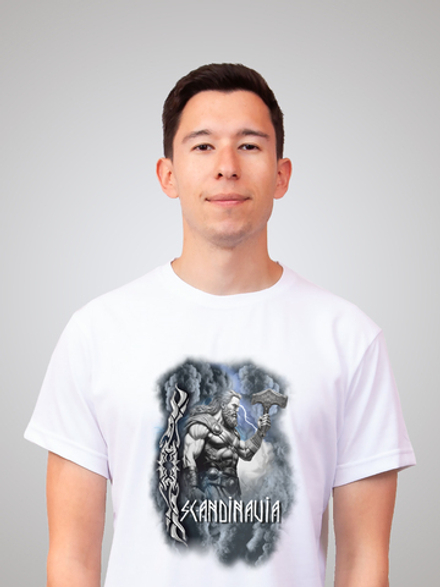 Футболка с принтом "Тор" (Скандинавия)