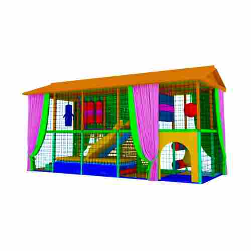 Детский игровой лабиринт с крышей «Сказочный домик» 6,15×2,46×3,3 м