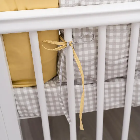 Комплект постельного белья Lollycottons Кролик Лаппин универсальный 6 предметов, Желтый