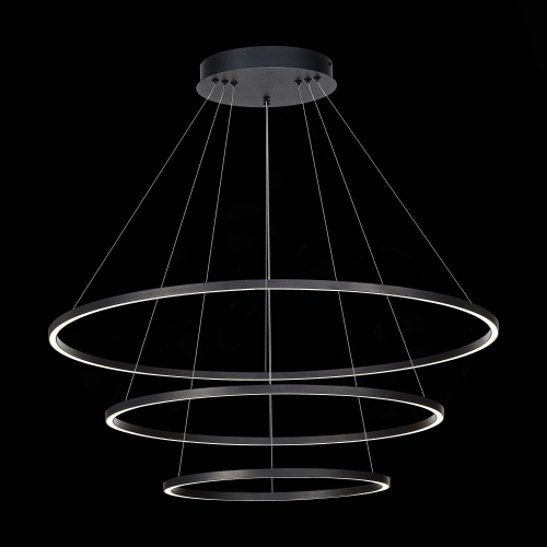 ST605.403.114 Cветильник подвесной SMART ST-Luce Черный/Белый LED 1*114W 2800-6500K