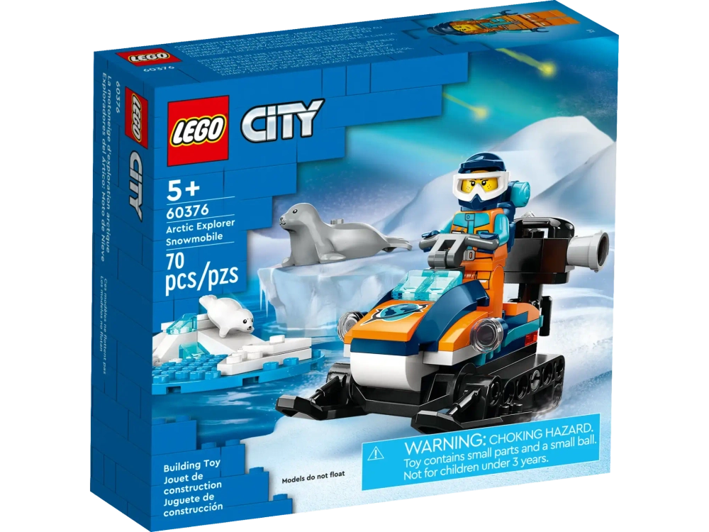 Конструктор LEGO City 60376 Снегоход «Исследователь Арктики»