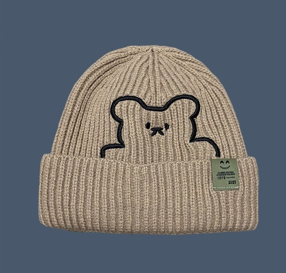 Шапка бини &quot;Bear Art&quot;, коричневая