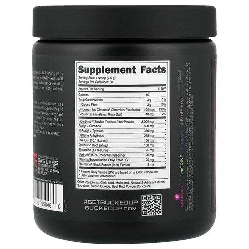 Bucked Up, Heat Hardcore™, «Майами», 228 г (8 унций)