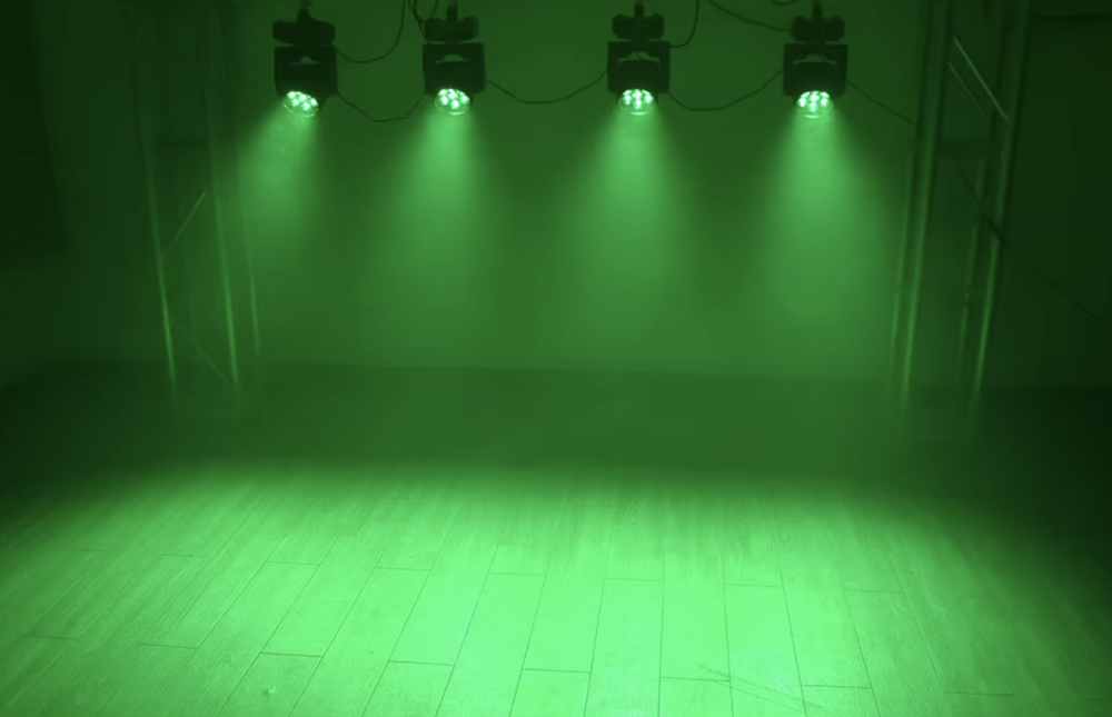 Вращающаяся голова PL Led wash beam 7 (RGBW, zoom)