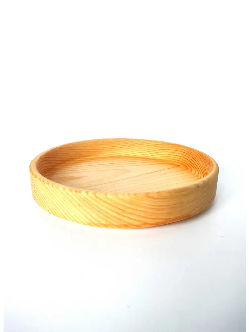 Тарелка деревянная из массива кедра