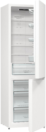 Отдельностоящий двухкамерный холодильник Gorenje NRK6201EW4