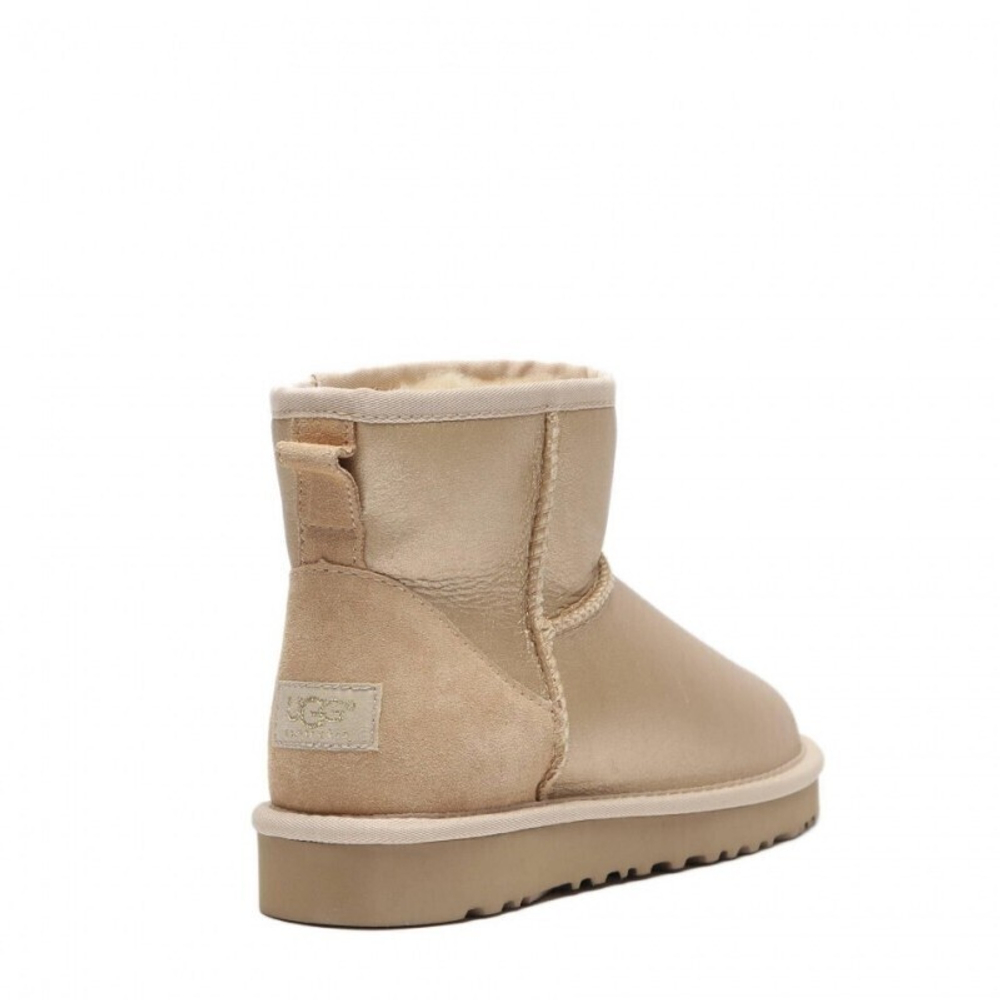 Угги Classic Mini Metallic Soft Gold