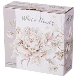 САЛАТНИК - ТАРЕЛКА СУПОВАЯ LEFARD "WHITE FLOWER" 750 МЛ, 18 СМ (КОР=24ШТ.)