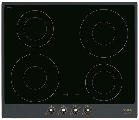 Индукционная стеклокерамич. панель Smeg SI764AOM
