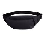 Сумка на пояс BRAUBERG RIO, два отделения, черная, 38х12х8см, 270822