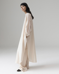 Платье-рубашка из батиста