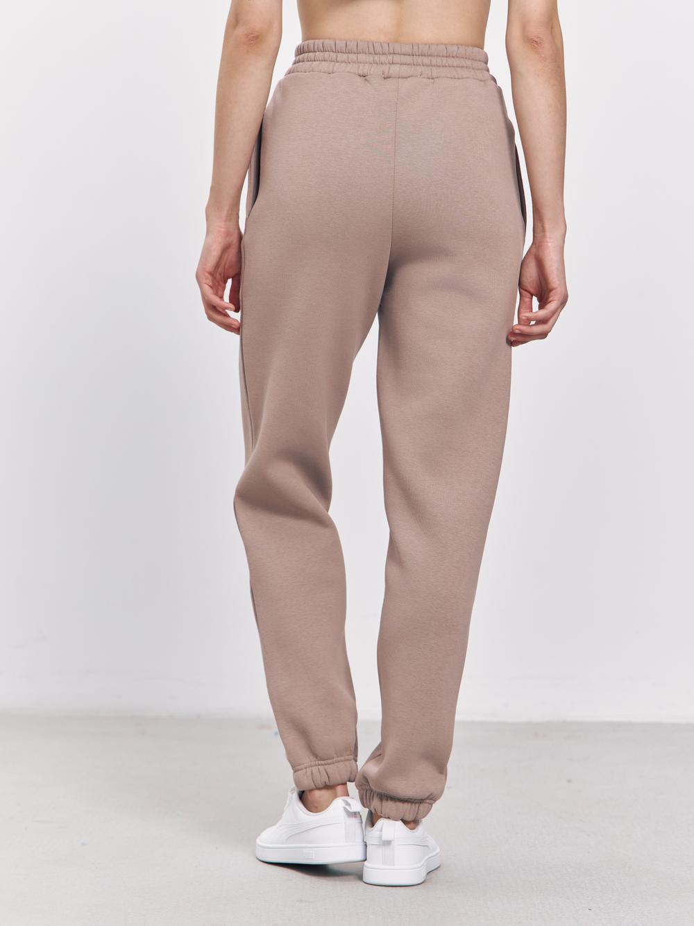 Брюки женские с начесом (кофейный)