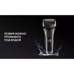 Электробритва POLARIS PMF 1013RC wet&dry PROF 3+ Черный/Серебряный