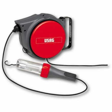 889 KС Лампа переносная с кабельной катушкой  15 м.,  24 В, USAG (Италия)