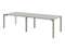 Стол переговоров 2800х1000х750 на 10 человек D-102 Бетон Чефалу светлый/Кашемир серый