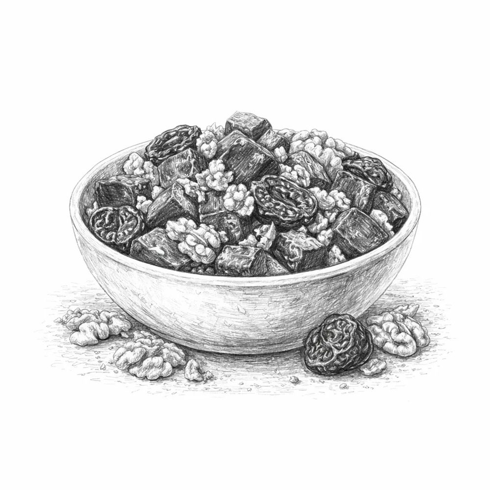 Домашний салат из запеченной свеклы