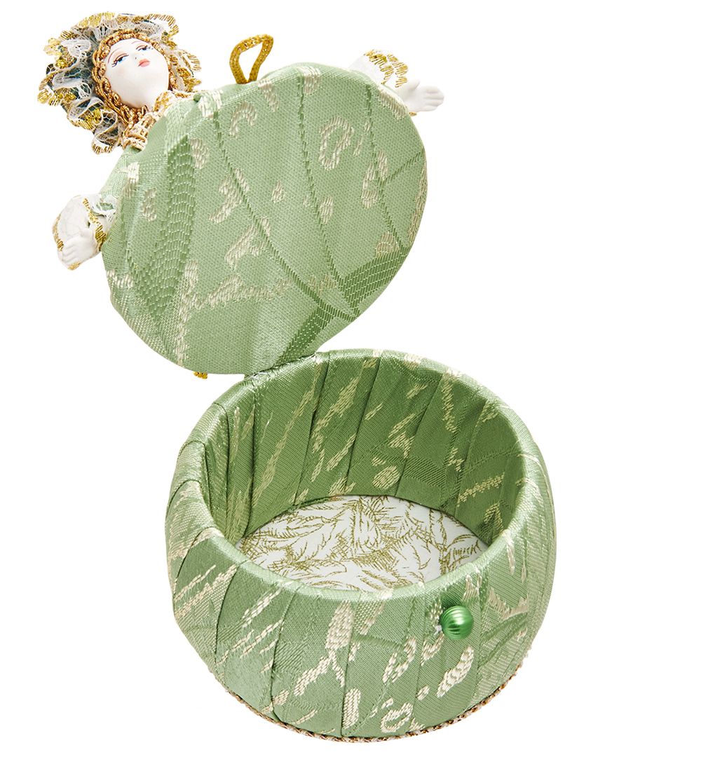 Народные промыслы RK-732/ 9 Кукла-шкатулка «Дама в вечернем платье»