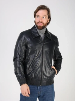 Кожаная куртка демисезонная