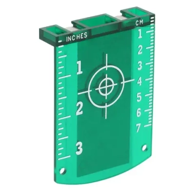 Две магнитные мишени лазерного уровня, инфракрасный отражатель цели с улучшенной видимостью на магнитах (зеленая версия)