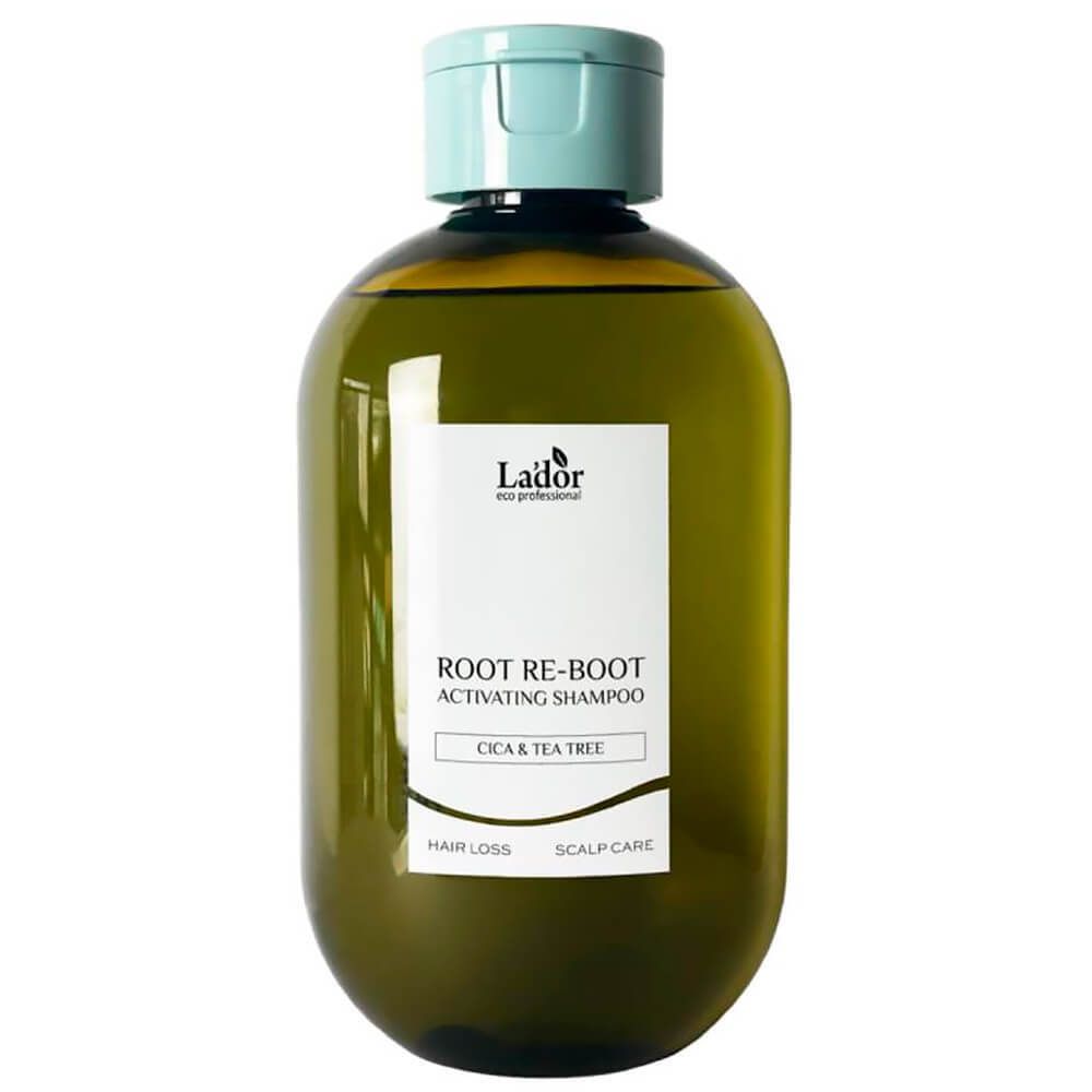 Активирующий шампунь для жирной кожи головы Lador Root Re-Boot Activating Shampoo Cica &amp; Tea Tree, 300 мл