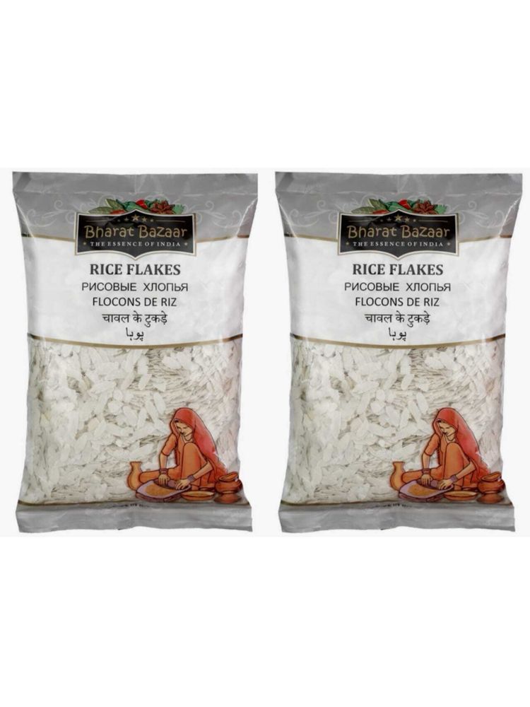 Рисовые хлопья Bharat Bazaar Rice Flakes 300 г, 2 шт