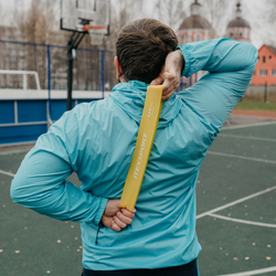 ITEX SPORT резинки для фитнеса, эспандер ленточный (набор 5 шт., сопротивление до 25 кг), оптом