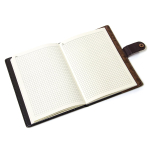 Записная книжка с авторучкой, 15,0 см * 22,0 см, 7БЦ, Alingar, иск. кожа, клапан на кнопке, 80 л., клетка